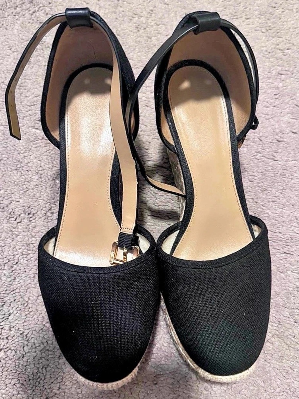 Michael Kors Berkley Mid Wedge Sandal Black & Brown